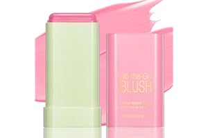 BFYSYO BEFIVECOK Blush Stick for Cheeks - Cream Makeup Blush Wand, Solid Moisturizer Stick for Cheeks Tint, Natural Blendable Waterproof Korean Matte Long-Lasting Smooth Blushes (#01 Shy Pink)