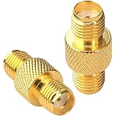 onelinkmore SMA Connector FPV Antennas Radio Adapter SMA Female to Female Barrel Adapter Antenna Jack Adapter SMA to SMA Coup