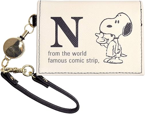 Amazon パスケース スヌーピー リール かわいい 定期入れ レディース キャラクター ピーナッツ Peanuts パスケース 子供用 二つ折り のびる リール付き Hauhau ハウハウ シューズ バッグ