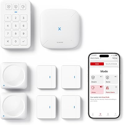 X-Sense AS08 Wireless Home Security System with 4 Doors 2 Motion Sensors 1