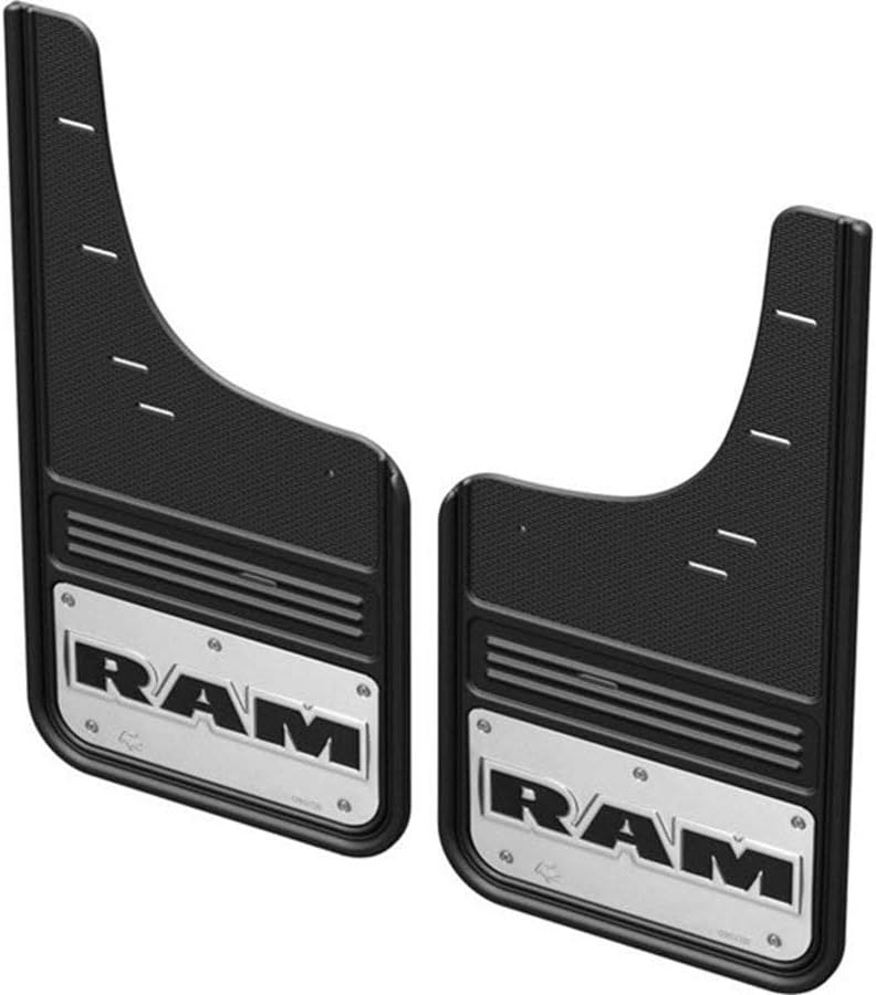 Gatorback RAM Text Logo Truck Mud Flaps (2019-2020 RAM 1500 - Rear)