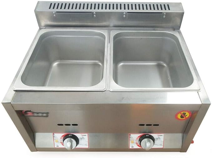 2Pan Counter Top Warmer Commerical Grade Stainless Steel
