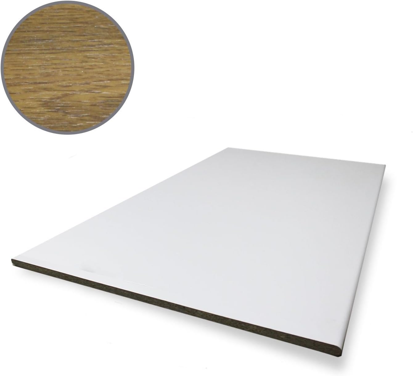 600mm x 3m Golden Oak 23mm Laminated Window Board Cill UPVC Plastic