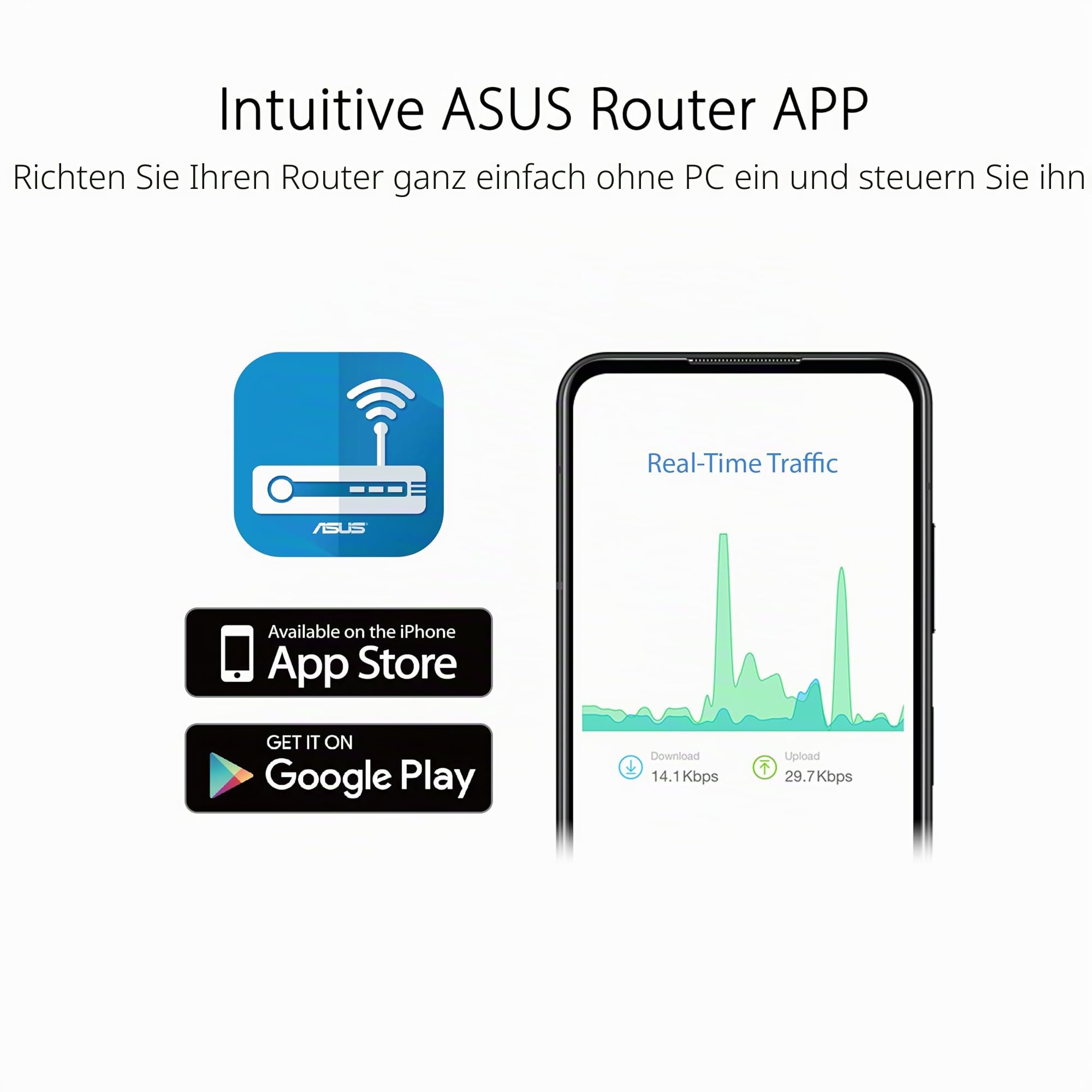 ASUS RT-AX52 AX1800 AiMesh kombinierbarer Router 9