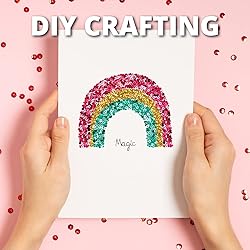 Mandala Crafts 20000 Yellow Sequins for Crafts DIY