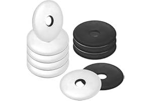 M METERXITY 10-Pack EPDM Bonded Sealing Rubber Washers, 304 Stainless Steel 5/16" x 1-1/4" OD Neoprene Rubber Washers Gasket for Bolts/Screws/Machinery/Ships/Roof