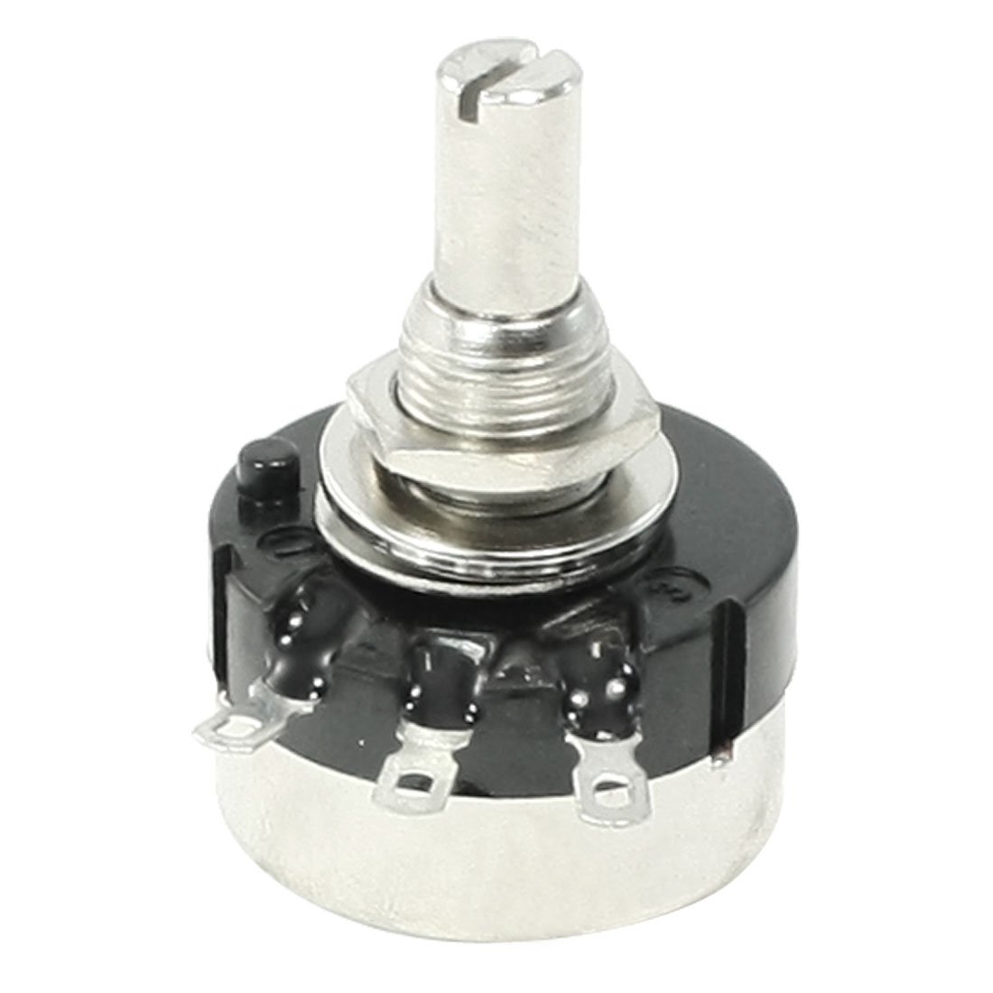 Sourcingmap RV24YN20S/B103 10K ohm 6mm Round Shaft Carbon Film Rotary Taper Potentiometer
