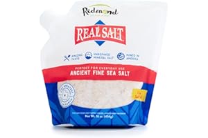 Redmond Real Salt - Ancient Fine Sea Salt, Unrefined Mineral Salt, 16 Ounce Pouch (1 Pack)