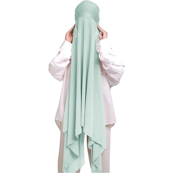 Muslim Women's Under Scarf Inner Cap – Hijab Bone Cap / Neck Cover Wrap (One Size)