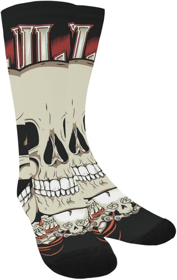 LEINTEREST skull Socks for Men/Women (Length16''inch) Clothing