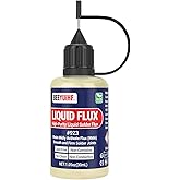 BEEYUIHF Liquid Solder Flux Dropper, Liquid Soldering Flux, No Clean Liquid Flux, Electrical Liquid Rosin Flux Solder, Liquid Flux Soldering Squeeze Bottle (30 mL/1.05Oz.)