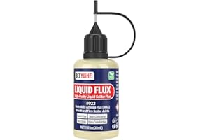 BEEYUIHF Liquid Solder Flux Dropper, Liquid Soldering Flux, No Clean Liquid Flux, Electrical Liquid Rosin Flux Solder, Liquid Flux Soldering Squeeze Bottle (30 mL/1.05Oz.)