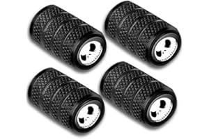TUINS 4PCS Nightmare Before Christmas Jack Skellington Car Tire Valve Caps,Anti-Rust Anti Dust Valve Stem Cover,Universal for Cars Trucks Motorcycles and Bikes