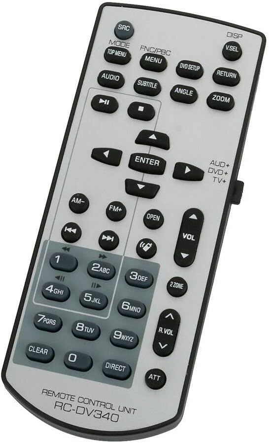 RJMom New RC-DV340 Replaced Remote for Kenwood DDX418 DDX318 DDX3048 DDX719 DDX419