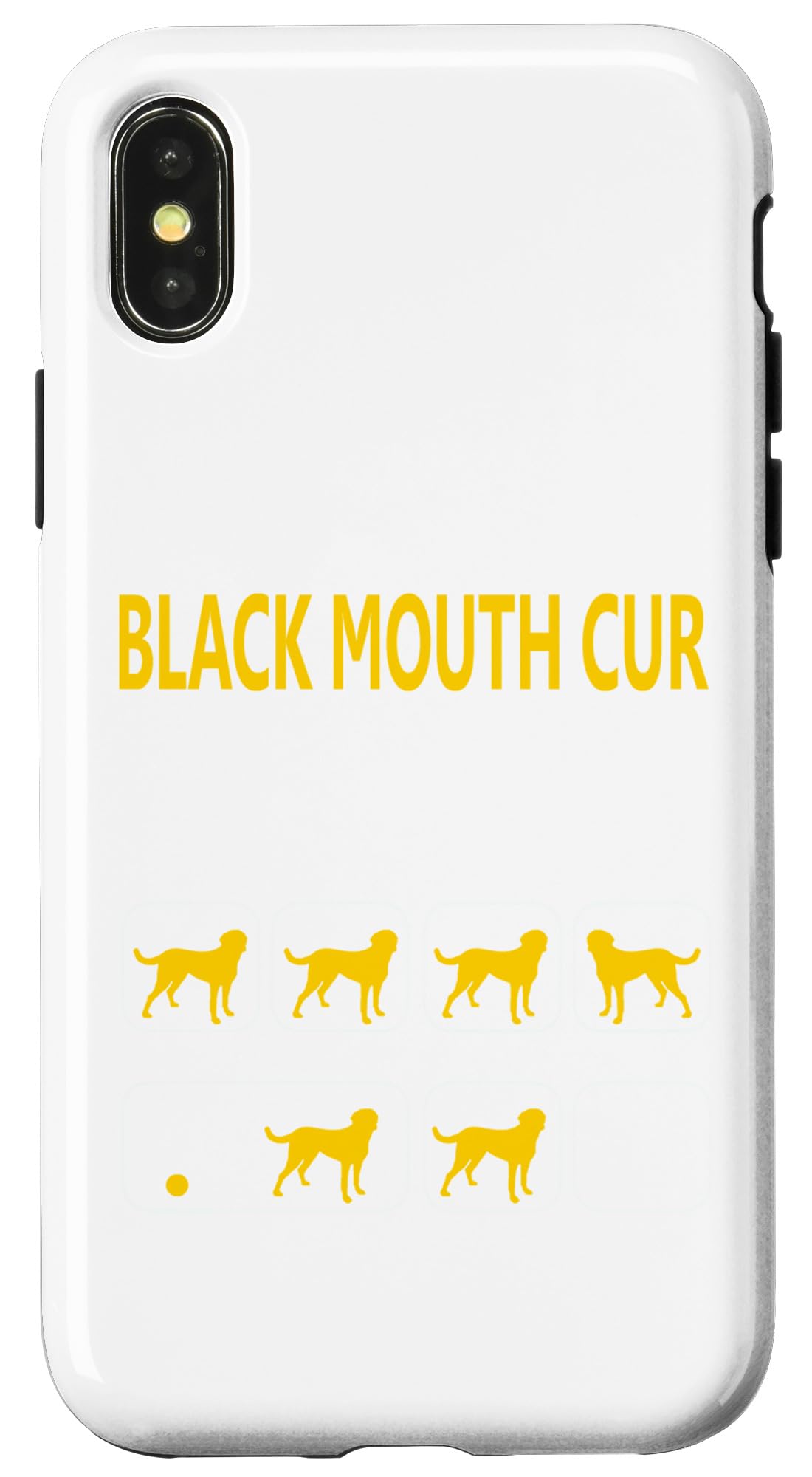 iPhone X/XS Black Mouth Cur Sweatshirt | Hoodie | T-shirt | Shirt Case