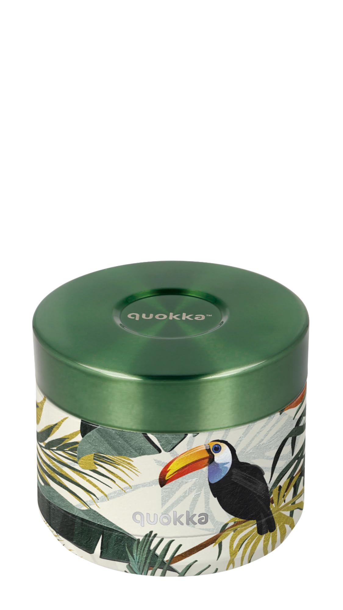 Quokka RECIPIENTE COMIDA TERMICO ACERO INOXIDABLE WHIM TROPICAL 369 ML