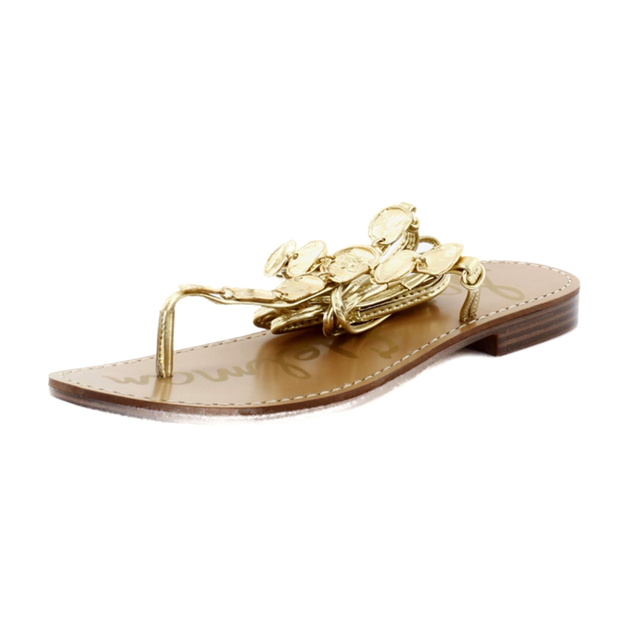 Sam Edelman Deirdre Flat Sandal Goldmine 11 Medium
