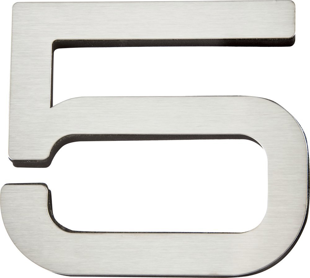 Atlas Pgn5 Ss House Numbers Stainless Steel 4 In Paragon No 5 Amazon Co Uk Garden Outdoors