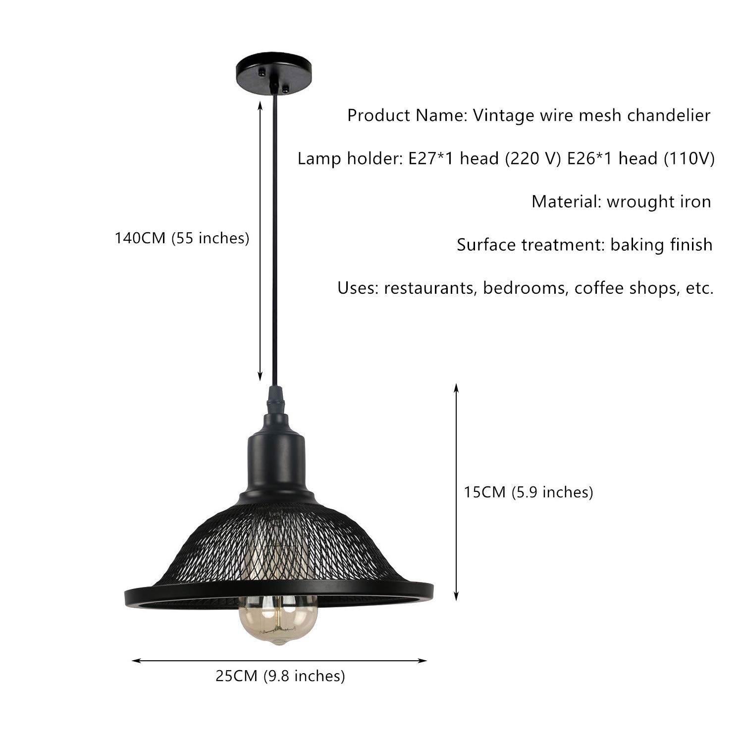 Nordic Creative Led Chandeliers Industrial Retro Ceiling Light