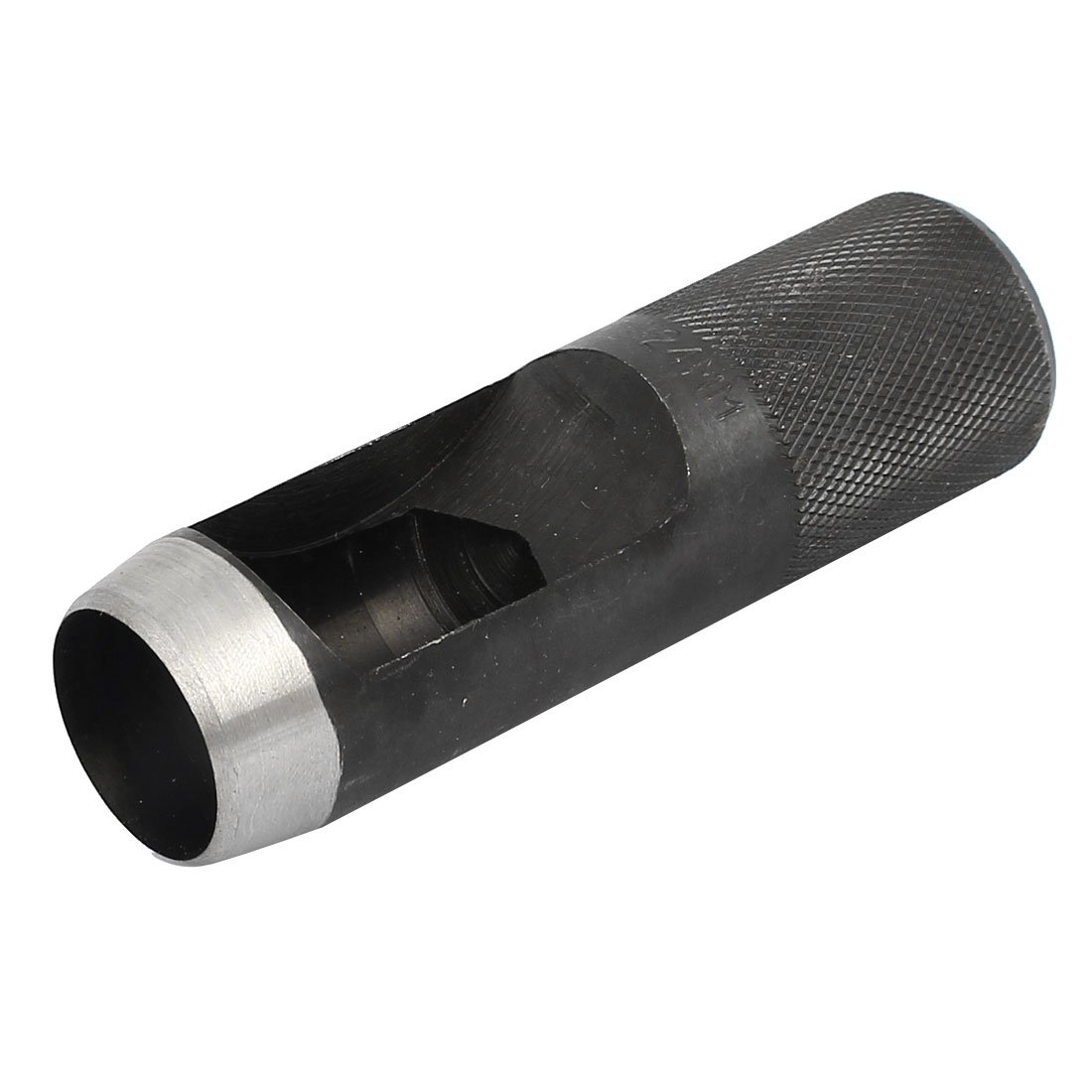 Sourcingmap 25mm Dia Metal Knurled Shank Hollow Hole Punch for Leather Gasket Strap