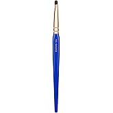 Bdellium Tools Professional Makeup Brush - Golden Triangle 755 Smudge - With All Vegan and Soft Synthetic Fibers, For Adding Depth and Dimension (Blue, 1pc)