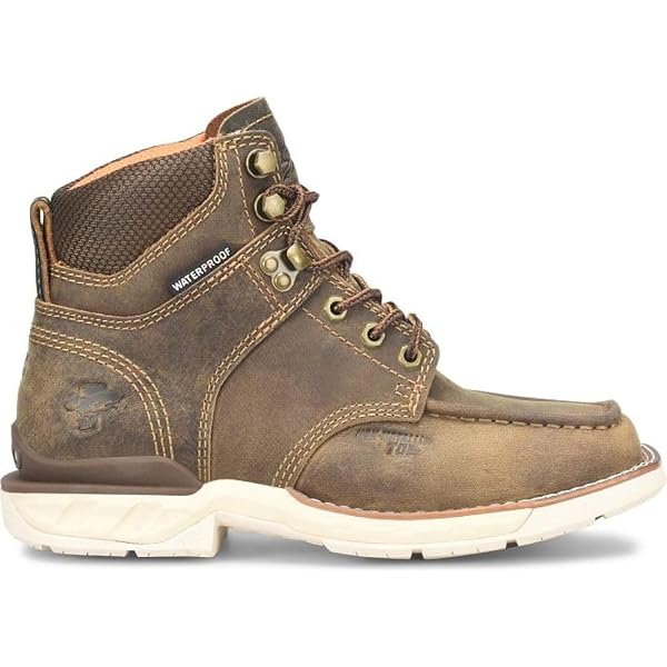 Amazon.com | PHANTOM RIDER Men's Brunel Moc Toe Boot, Industrial
