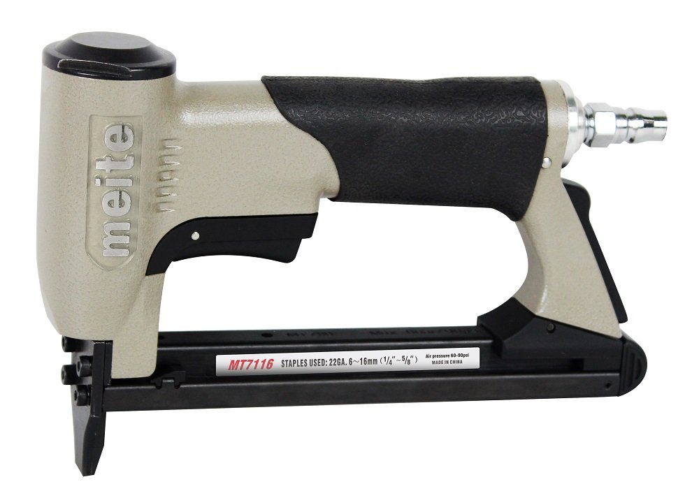 meite MT7116 upholstery stapler 22 gauge 71 series 3/8inch crown 1/4