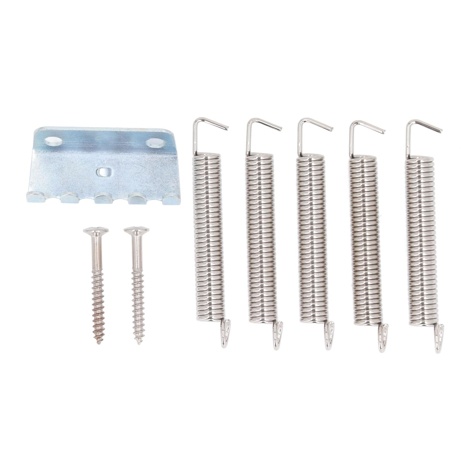 Electric Guitar Tremolo Bridge Springs,Stainless Steel Glossy Smoothly Tremolo Bridge Parts,Noiseless Tremolo Spring Claw Kit Replacement Guitars Parts for ST Guitars