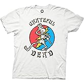 Mens Grateful Dead Rock Shirt - Grateful Dead Steal Your Face Skull Dancing Bear Vintage Tee