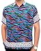LA LEELA Men's Aloha Hawaiian Shirt Short Sleeve Button Down Casual Beach Party Blue