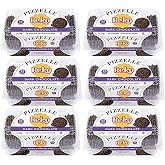 Reko Pizzelle Authentic Italian Style Waffle Cookie, Chocolate, 7 Ounce (Pack of 6)