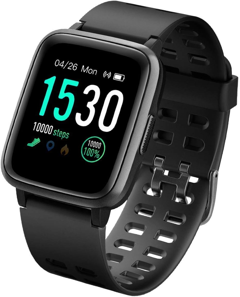 CHEREEKI Fitness Tracker, Fitness Watch with Heart Rate Monitor Waterproof IP68 1.3'' Color Screen Smartwatch, Stopwatch, Step Counter, Sleep Monitor Activity Tracker for Men Women Kid