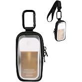 Beautyflier Fragrance Mists Storage Bag for Touchland Power Essence Fragrance 2 FL OZ, Travel Pouch Case for Hand Sanitizer Spray Bottle, with Removable Strap, Great for Travel (Bag Only)