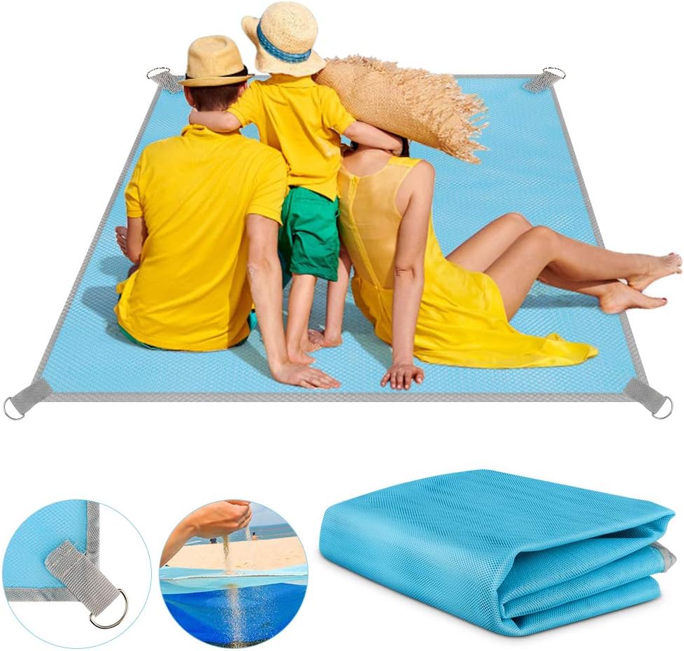 coperta da spiaggia per le prove di sabbia