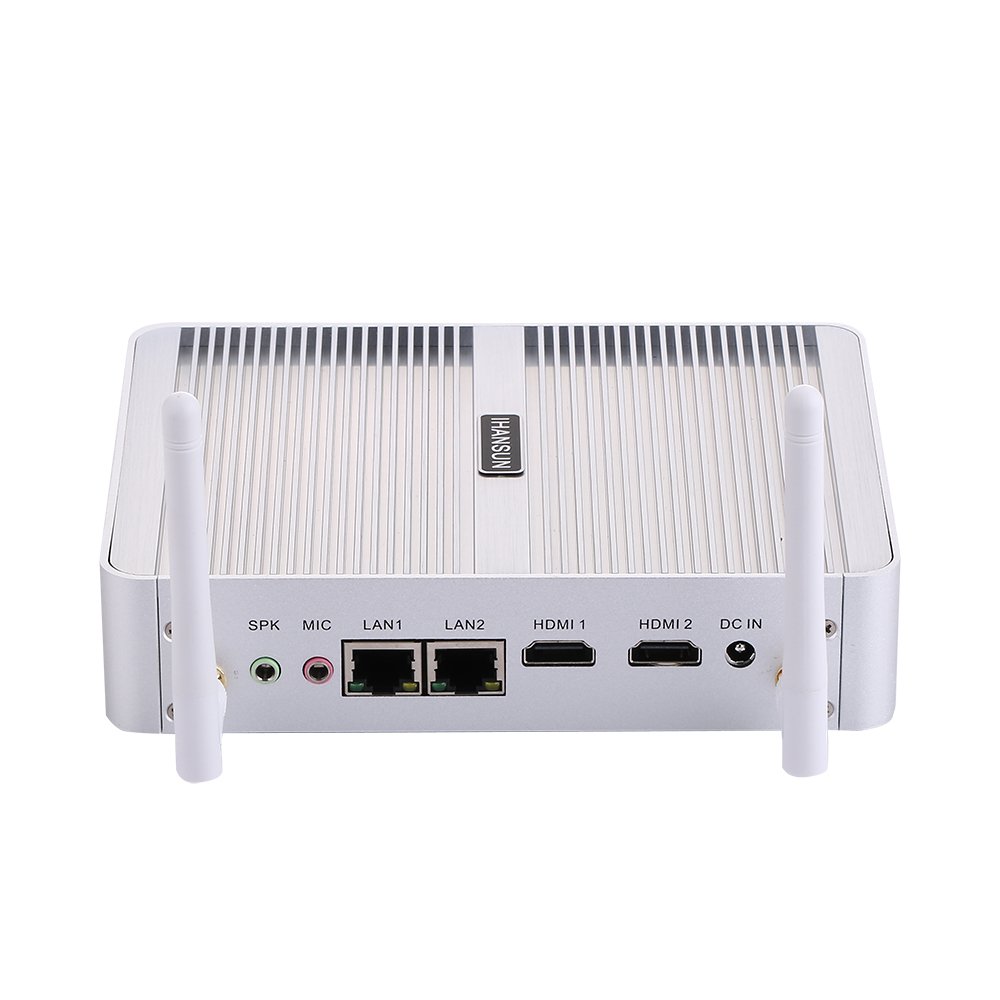 Fanless Mini PC,Desktop Computer,HTPC,Kodi Box,Intel Celeron Quad Core N3150/N3160/J3160,[HUNSN BM04