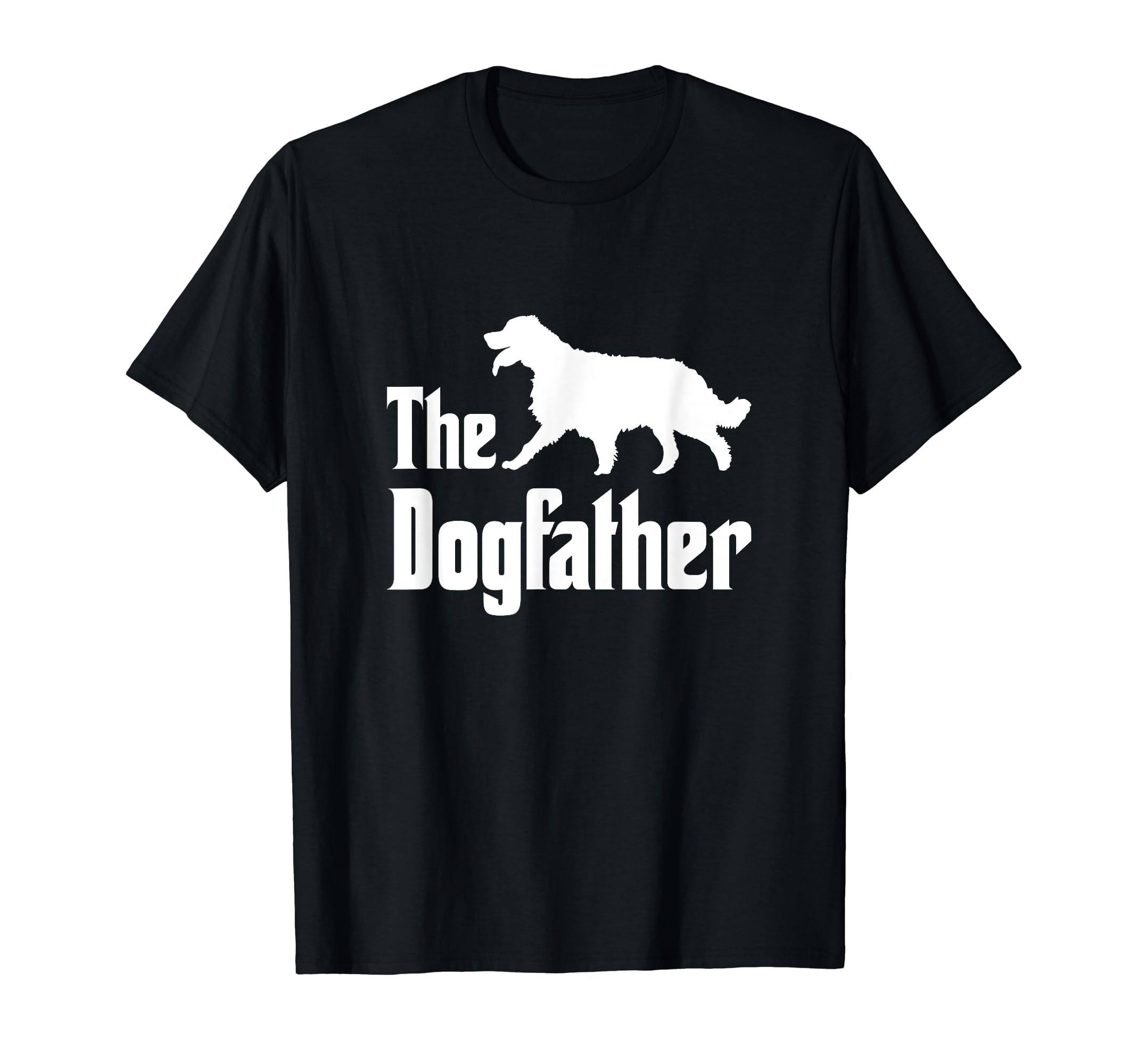 The Dogfather - dog gift, funny Irish Red and White Setter T-Shirt