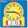 Learning Resources Write and Wipe Student Clocks, Help Kids Practice Time, Clocks for Kids, Write and Wipe Clocks, Homeschool, Classroom, Set of 10