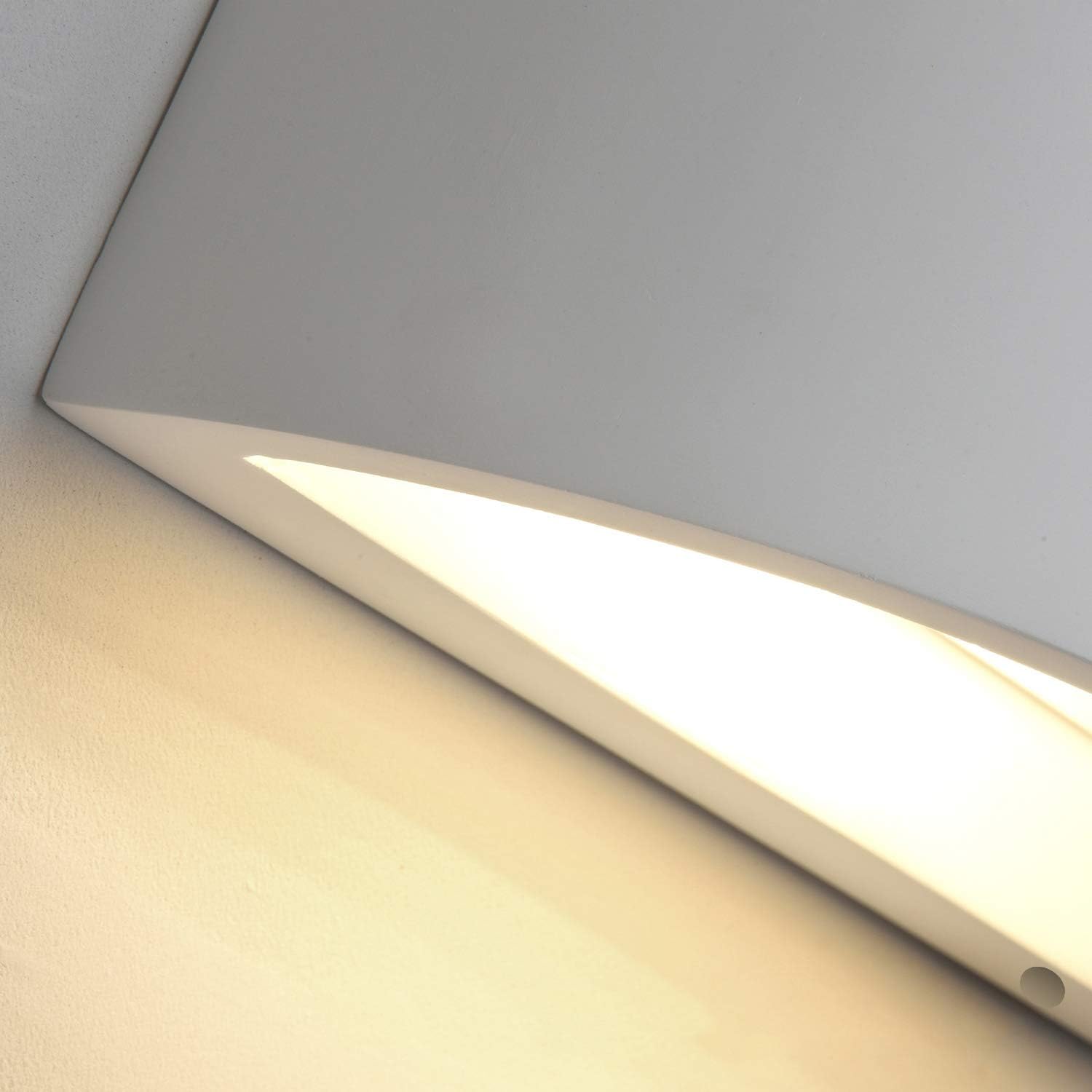 Modern LED Wall Sconce Lighting Fixture Lamps 7W Warm White 2700K Up and Down Indoor Plaster Wall Lamps for Living Room Bedroom Hallway Home Room Decor(with G9 Bulbs NOT Plug): Home Improvement