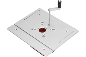 Router Lift Kit Manual Lifting Router Lift System Kit Router Table Saw Insert Base Plate for Router Plates and Lift Systems (