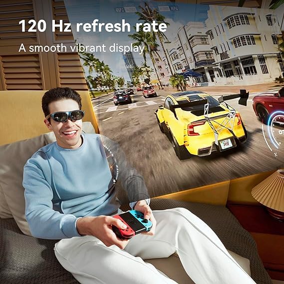 Rokid Max AR Glasses, Augmented Reality Glasses Wearable Headsets Smart Glasses for Video Display, Myopia Friendly Portable Massive 1080P Screen, Game, Watch on iOS/Android/PC/Tablets/Game Consoles23