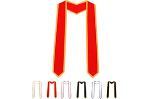 Graduation Stole Graduation Stole Class of 2025 Graduation Sash Gown Accessory Unisex Adult Plain Graduate Honor Stole