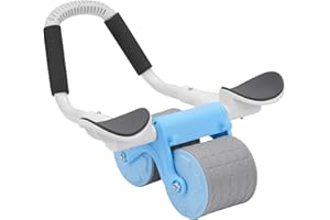 Uota Elbow Support Automatic Rebound Abdominal Wheel，Ab Roller for Abdominal Exercise Machine，Abs Workout Equipment，Dolly Core Strengthening Trainer Fitness Belly Training