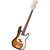 Fender Squier Debut Series Precision Bass Guitar, Beginner Guitar, with 2-Year Warranty, Includes Free Lessons, 2-Color Sunbu