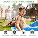 monyar 75FT Expandable Garden Hose, Water Hose with 3/4 inch Fittings, 75' Expanding Hoses with Extra Strength Fabric, Outdoor Flexible Hose with Multi-Layer Latex Core, Lightweight Yard Hose (Black)