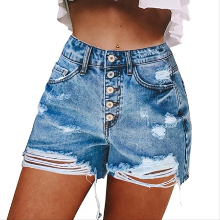 ladies jean shorts uk