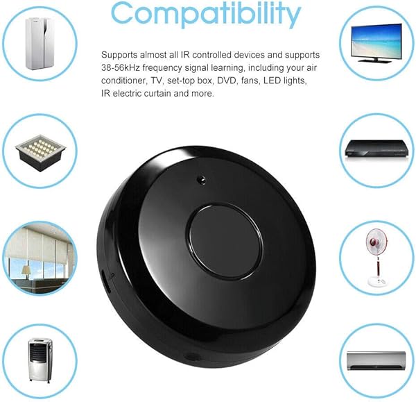 Fltaheroo Control Remoto Universal Inteligente IR Control de Voz WiFi para Home Alexa Infrared App Smart Home