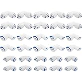 Pxyelec 1/4 inch, 3/8 inch, 3/8 inch Convert to 1/4 inch Quick Connect Tube Fittings L-Type Straight Elbow Connector for RO W