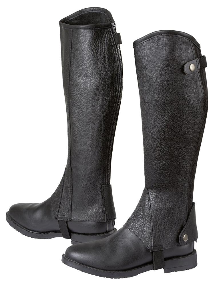 Covalliero Elasto Booth Shaft With Elastic Insert - Black, Small