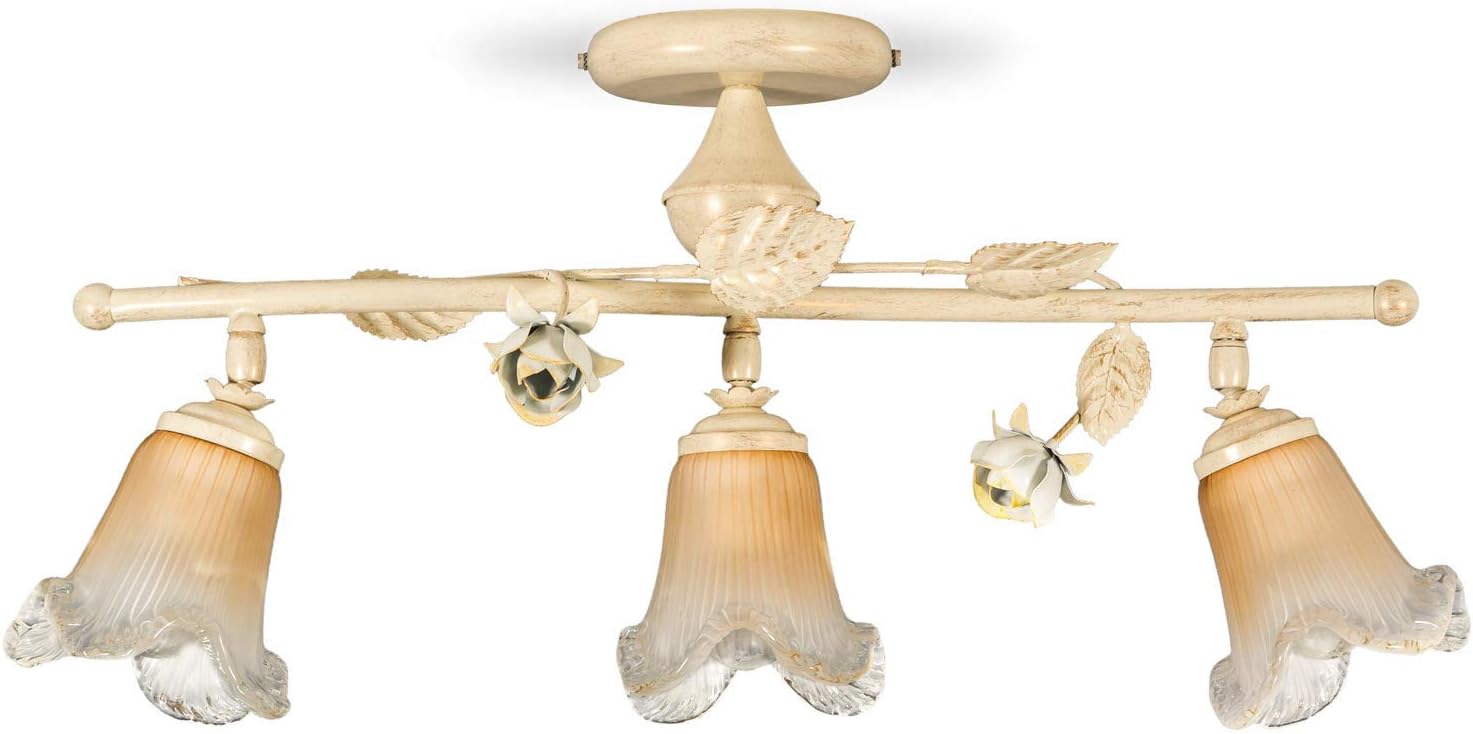 Helios Leuchten 103751 Florentiner Deckenleuchte Deckenlampe | Blüten