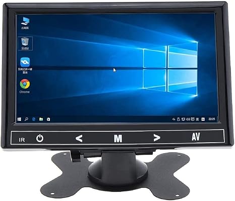 Amazon Co Jp 7インチの超薄型液晶モニター Ccdのpcのdvd車のバックアップカメラホームオフィス監視セキュリティシステム用のhdmi Vga Avポート付き1024 X 600の解像度のデジタルカラースクリーン Diy 工具 ガーデン